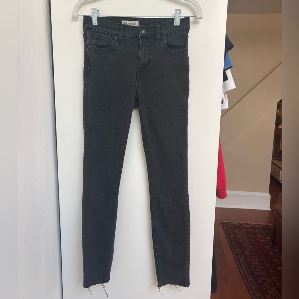 Madewell Women's Dark Gray Skinny Jeans